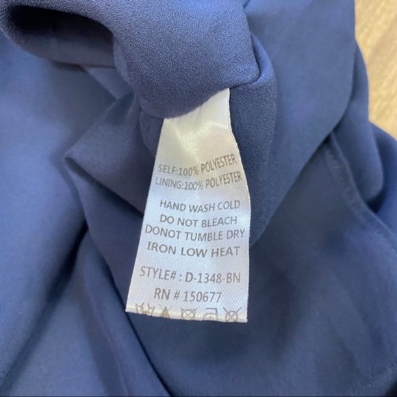 One One Six Blue Twist Racerback Shift Dress - Picture 4 of 7